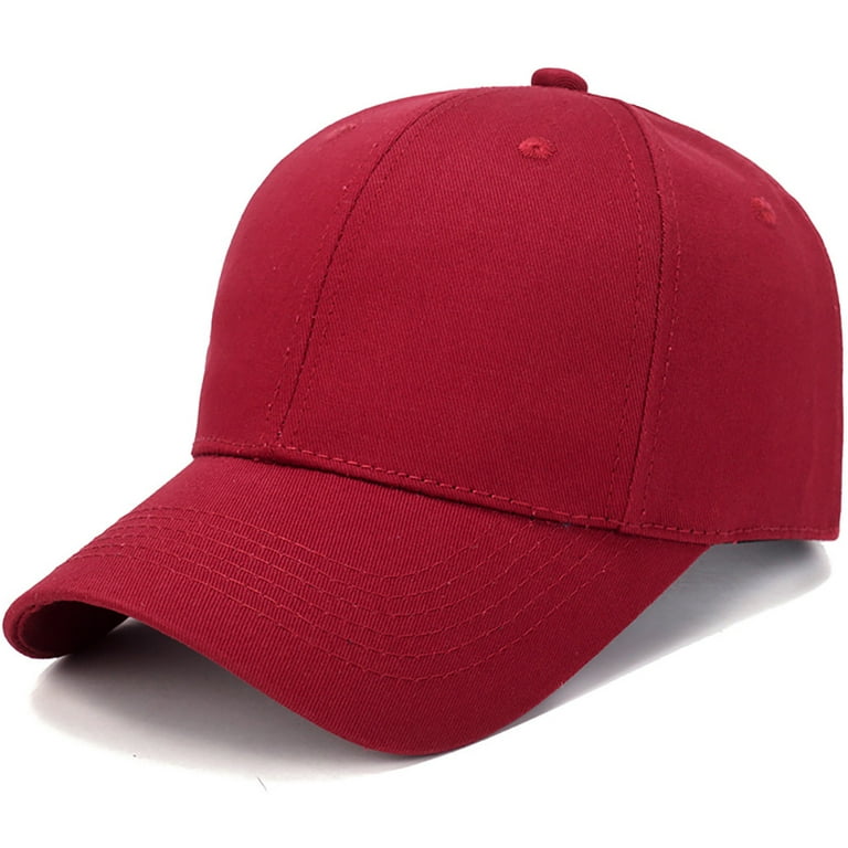 Mchoice Hat Cotton Light Board Solid Color Baseball Cap Men Cap Outdoor Sun Hat Walmart