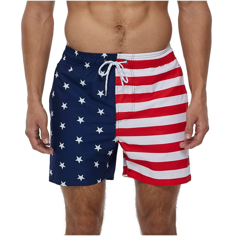 Mchoice Mens Shorts Boho Print Breathable Lace Waterproof Quarter Pants  Quick-dry Beach Sports Casual Loose Shorts