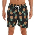 thumbnail image 1 of Mchoice Mens Shorts Boho Print Breathable Lace Waterproof Quarter Pants Quick-dry Beach Sports Casual Loose Shorts, 1 of 4