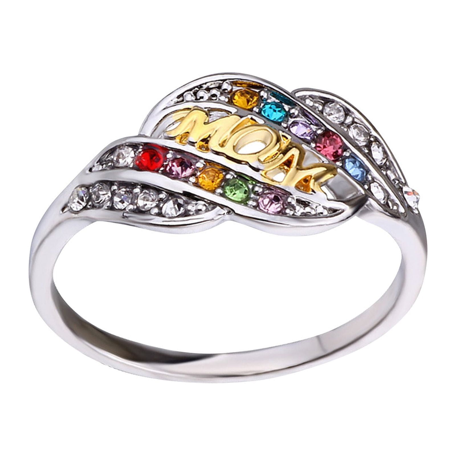 FenFang Mom Ring Personalized Mother Rings for Women India | Ubuy