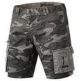thumbnail image 1 of Mchoice Shorts for Men Summer Camouflage Outdoors Casual Cargo Shorts Pockets Button Zipper Drawstring Pants, 1 of 2
