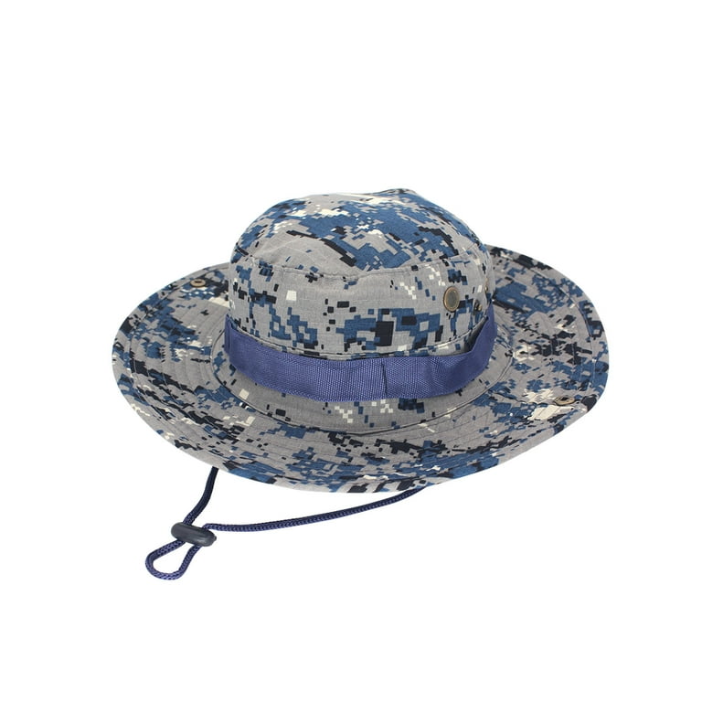 Mchoice Sun Beach Hat for Men and Women, Breathable Wide Brim Sun  Protection Bucket Hat, Outdoor Camouflage Safari Cap for Travel Fishing  Hiking