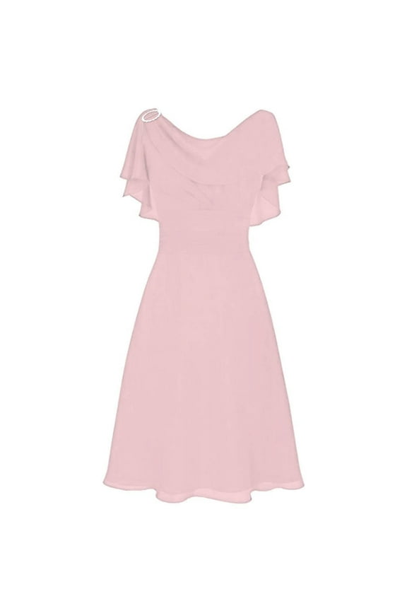Mchoice Wedding Guest Dresses for Women Formal Wedding Bridesmaid High-waist Party Prom Gown Cocktail Dress