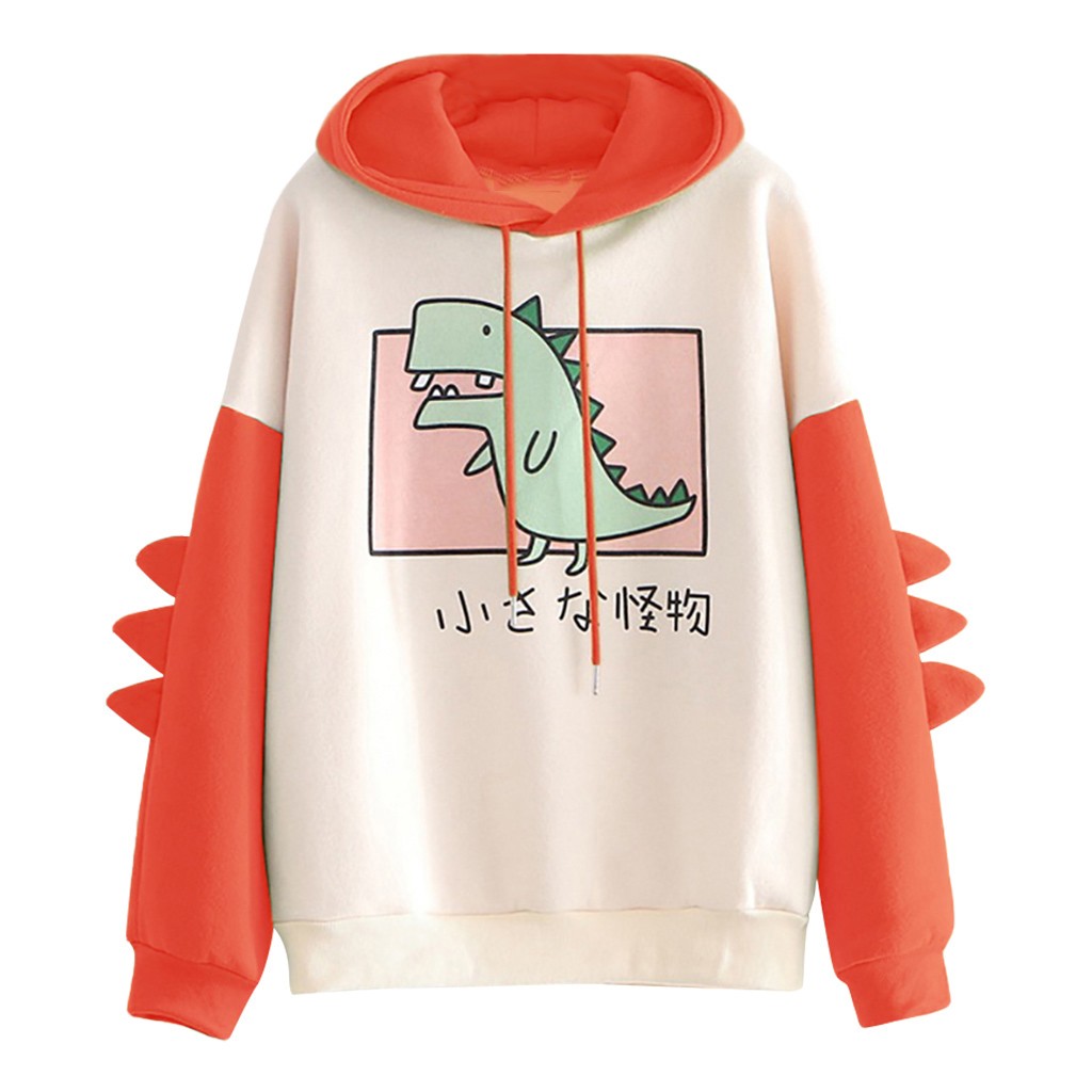 Dinosaur hooded sweatshirt deals
