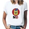 thumbnail image 1 of Mchoice Womens Tops Round Neck Nuclear Contamination Printed T-shirt Fashion snd Comfortable Short Sleeved Lightweight White Blouse Tops, 1 of 4