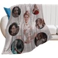 thumbnail image 1 of Mckenna Grace Blanket Ultra Soft Flannel Fleece Blanket Stylish Bedroom Living Room Sofa Warm Blanket All Season Use 30""*40""（76 * 100cm）, Style-7, 1 of 6