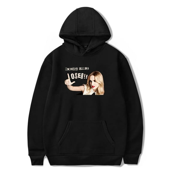 Mckenna Grace Merch Loser Hoodie Men's Hip Hop Printing Pullover Hooded Sweatshirts