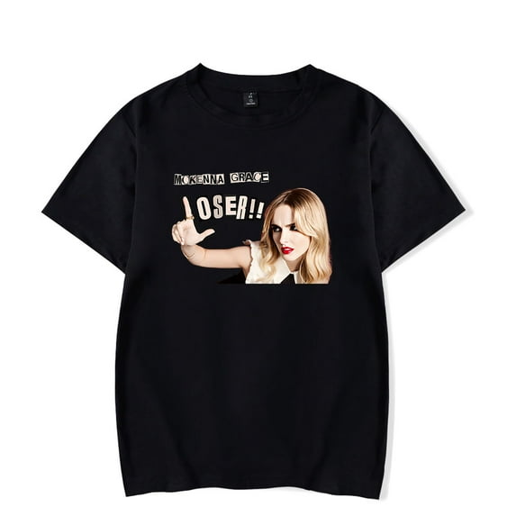 Mckenna Grace Merch Loser T-Shirt Men/Women Streetwear T-Shirt Shirt Short Sleeve