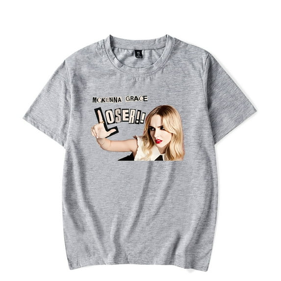 Mckenna Grace Merch Loser T-Shirt Men/Women Streetwear T-Shirt Shirt Short Sleeve
