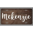 thumbnail image 1 of Mckenzie Name Wood Style License Plate Tag Vanity Novelty Metal | UV Printed Metal | 6-Inches By 12-Inches | Car Truck RV Trailer Wall Shop Man Cave | NP261, 1 of 1