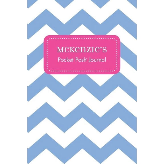 Mckenzie's Pocket Posh Journal, Chevron (Paperback)