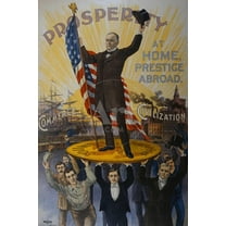 Mckinley Campaign Poster, Unframed Photographic Print Wall Art by David J Frent Sold by ArtCom