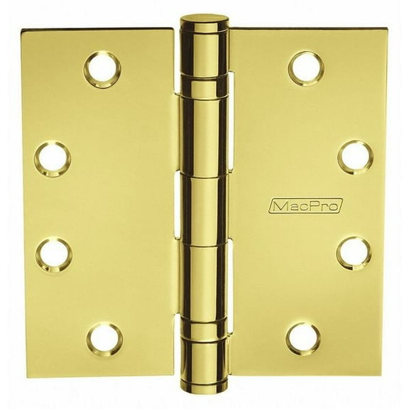Mckinney Butt Hinge,Screw On,Bright Brass 4ï¿½x4ï¿½ MPB79 3