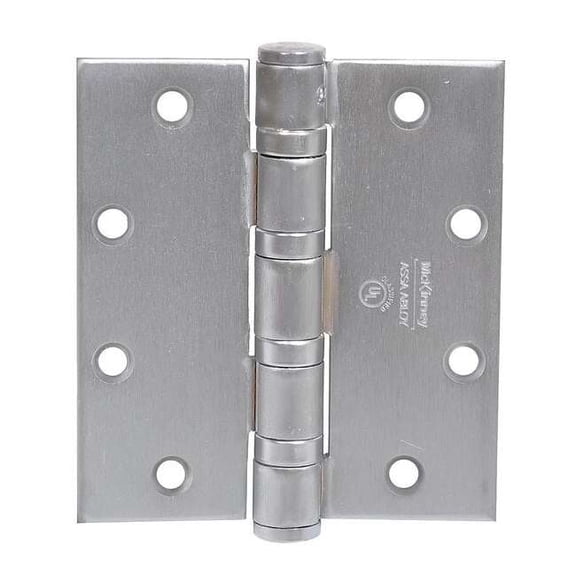 Mckinney Hinge,Full Mortise,Ball Bearings T4A3786 BB NRP 5" X 4 1/2