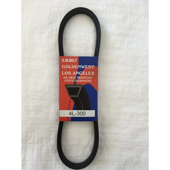 Mclane Edger Belt 4L-300 1/2"X30" fits many mower Oil-Heat Treated 2058