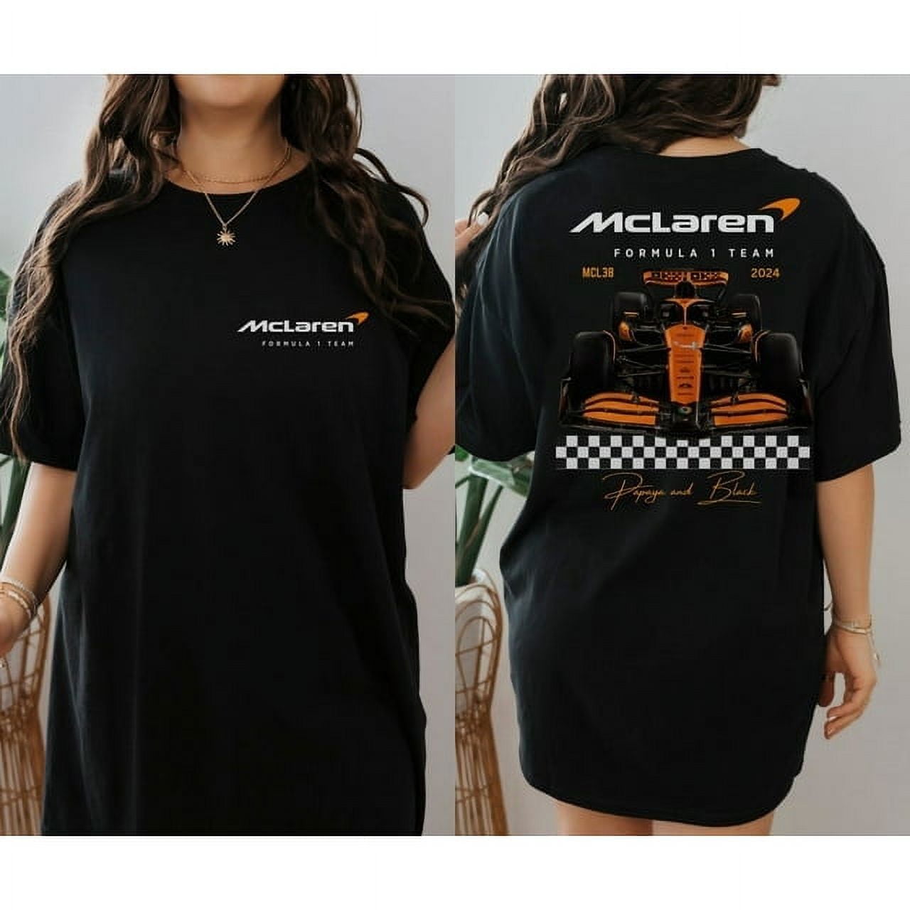 Mclaren 2024 Formula One Gildan 5000 Unisex Tshirt F1 Tee Gift of Lando ...