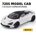thumbnail image 1 of Mclaren 720s 1:24 Super Sportcar Sound & Light Miniatures Alloy Diecast Model Car Presents For Boyfriend Toys For Kid Gift Metal, 1 of 9