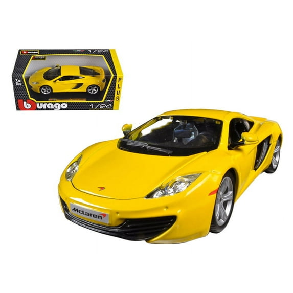 Mclaren MP4-12C Yellow 1/24 Diecast Car Model by Bburago