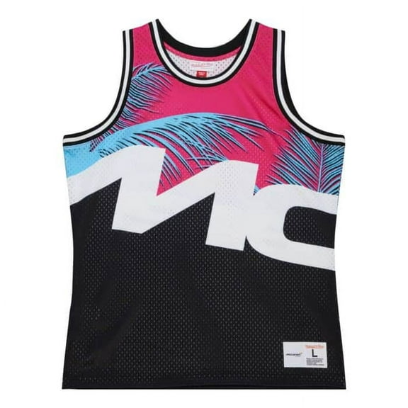 Mclaren Racing F1 Mens Special Edition Miami Gp Mitchell & Ness Big Face Multicolor Tank Top
