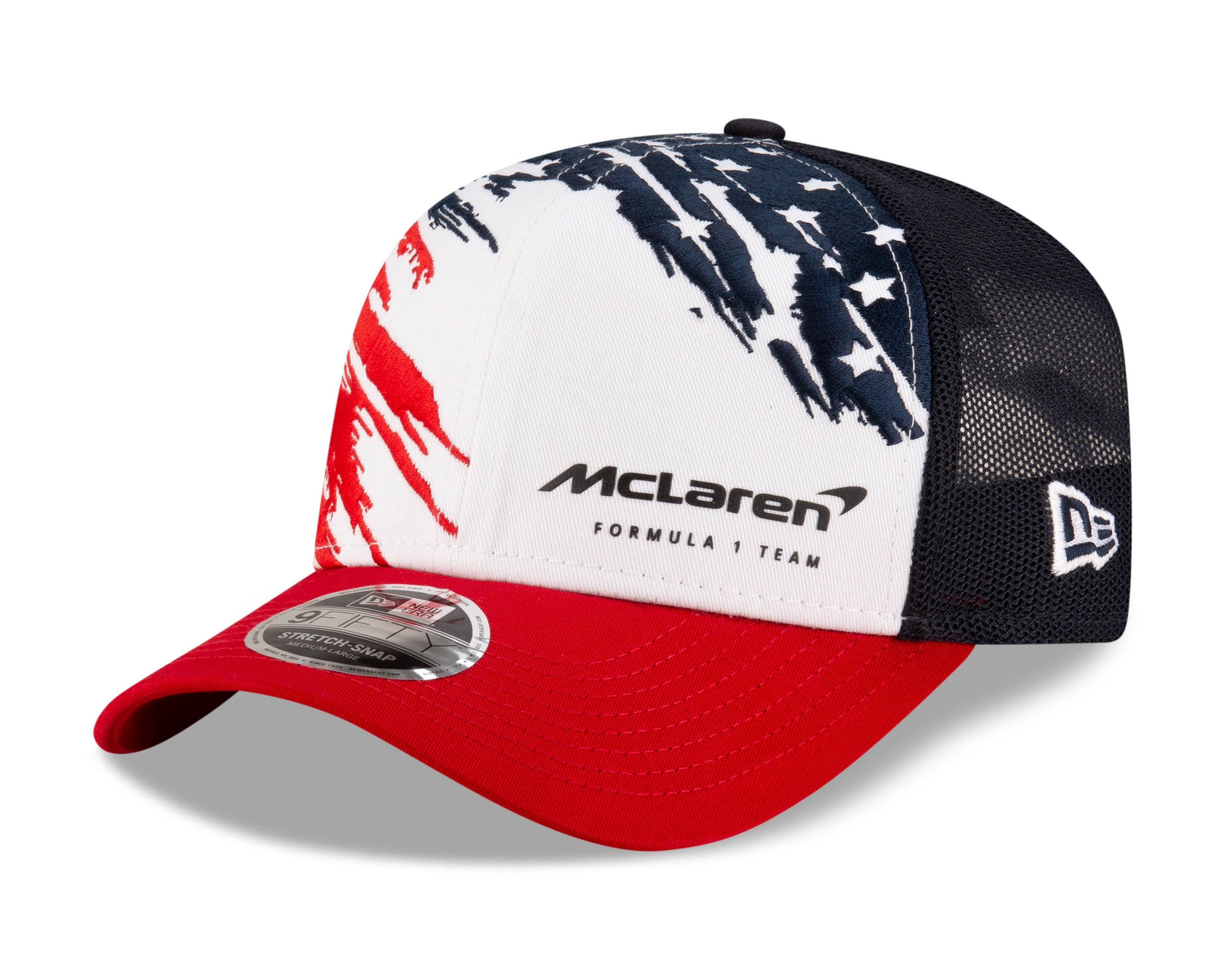 Mclaren Racing F1 Team New Era 9Fifty Unisex Special Edition Austin White And Navy Hat