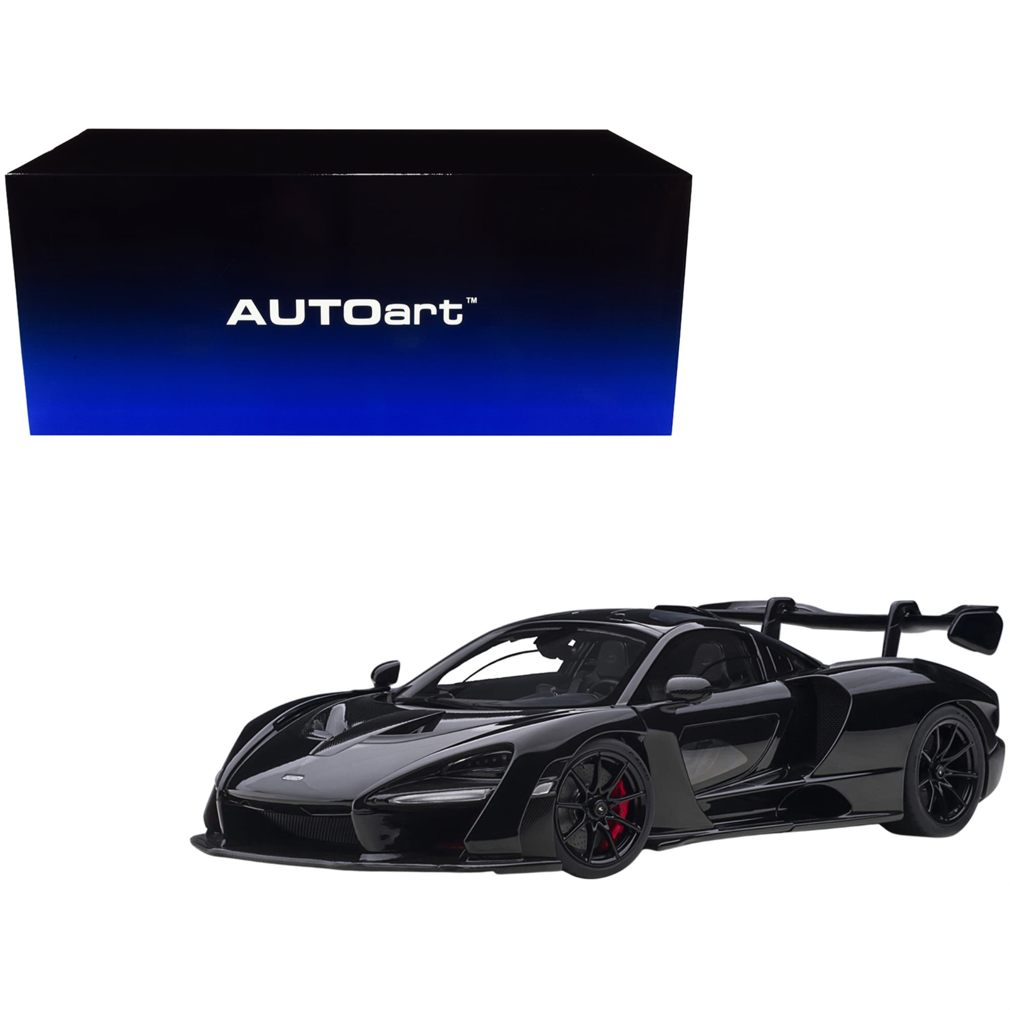 Amazon.com: McLaren Senna Stealth Cosmos Black with Carbon