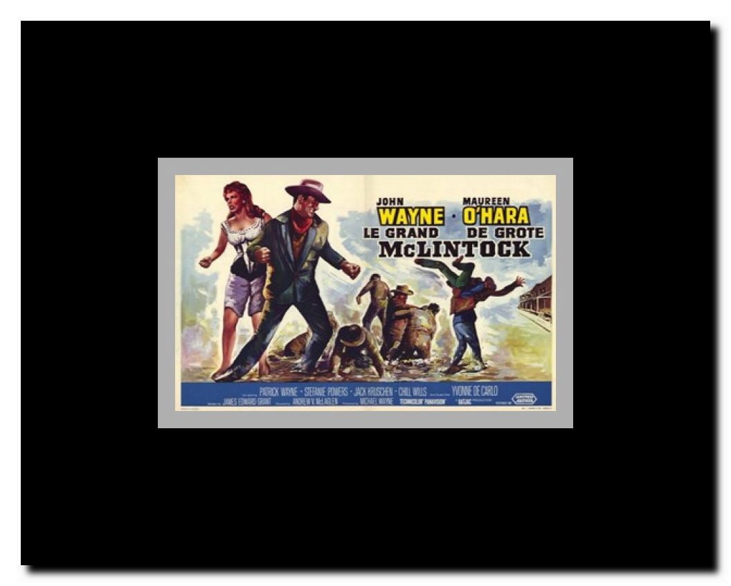 Mclintock Framed Movie Poster