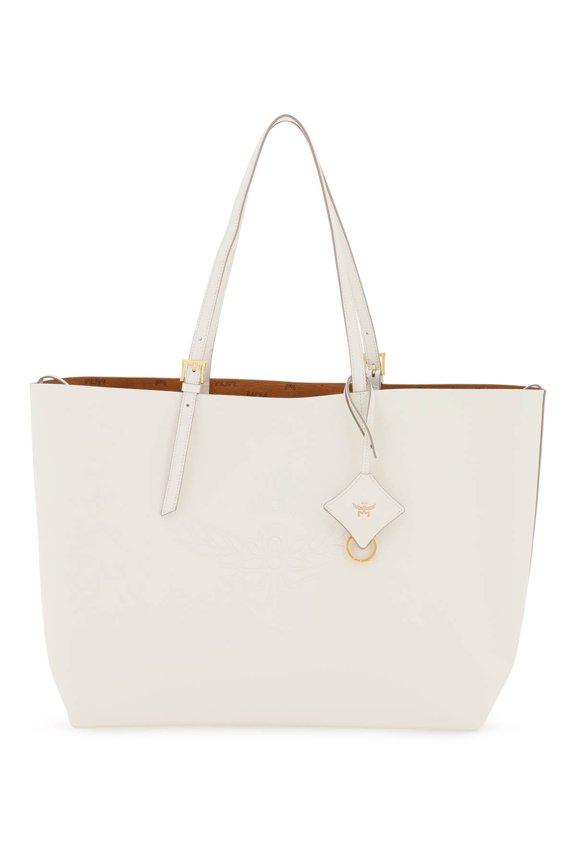 Women's Himmel Large Leather Shopping Bag White