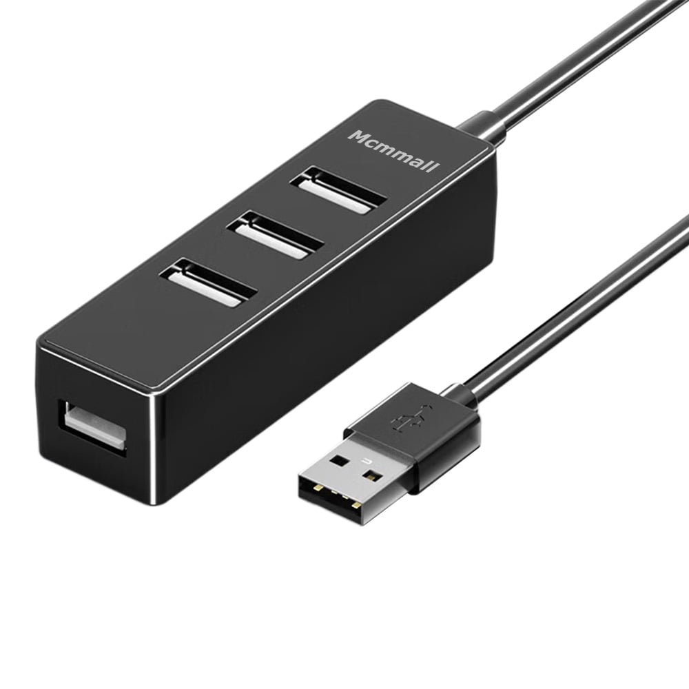 Mcmmall Computer docking stations, 4-Port USB Hub USB Splitter USB Expander for Laptop, Xbox, Flash Drive, HDD, Console, Printer, Camera,Keyborad, Mouse