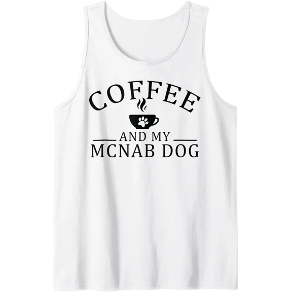 Mcnab Dog And Coffee Tank Top Size S-3XL
