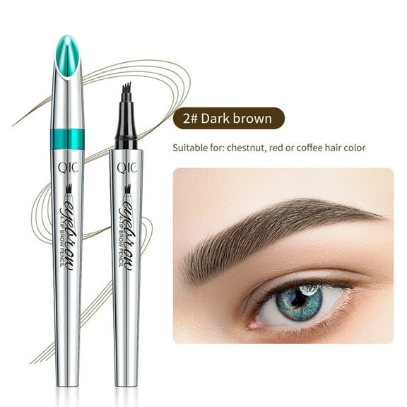 Mcolor 5 Colors Eyebrow Pencil Eyebrow Microblading Pen - Eyebrow Pen Micro 4 Point Brow Pen Lift & Snatch Eyebrow Eye Makeup Long-Lasting Waterproof & Smudge-proof Natural Eyebrow Hair