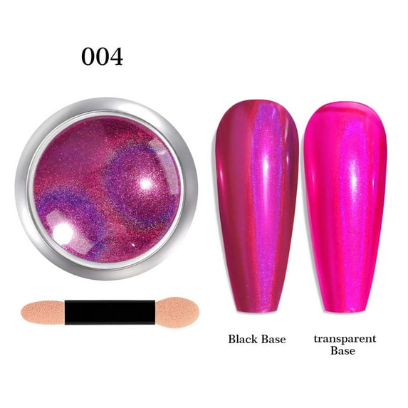 Mcolor Chrome Nail Powder Nail Art Glitter Decoration Metallic Mirror Effect Holographic Aurora Chameleon Pigment Powder 1g/Jar Pearl for Resin Craft & Nail Art Fimo