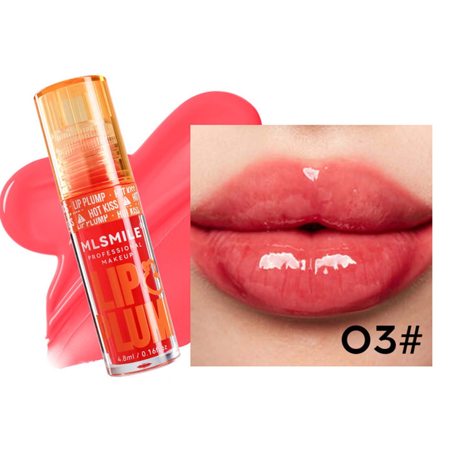 Mcolor Lip Plumper Extreme Hydrating Booster Moisturizing Plumping Lip Gloss Clear Lip Plump 0252