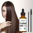 thumbnail image 1 of Mcolor Organic Castor Oil for Eyelashes and Eyebrows - Hair Castor Oil Eyelash Brush Brow Serum Lash Oil - 100% Pure Castor Oil Organic Cold Pressed Unrefined Glass Bottle Hexane Free 1 Fl Oz, 1 of 5