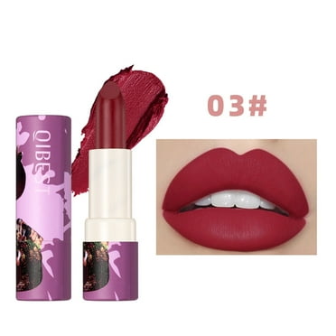 Mcolor Paper Tube Lipstick Matte Nude Lipsticks Mushroom Style 6 Colors Lip Stain Smooth Velvety Long Lasting Moisture Red Lip Tint Non-Stick Cup Women Lady Lip Tint Makeup Lip Gloss