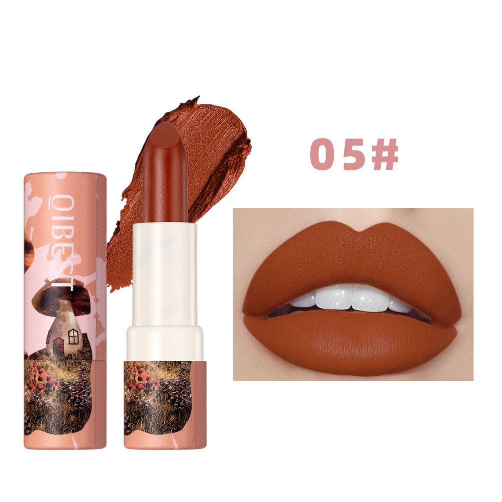 Mcolor Paper Tube Lipstick Matte Nude Lipsticks Mushroom Style 6 Colors ...