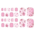 thumbnail image 1 of Mcolor Summer Toe Nail Polish Stickers Full Nail Wraps for Women Self Adhesive Nail Polish Strips for Toes Gel Nail Strips Toenail Manicure Sticker, 1 of 9