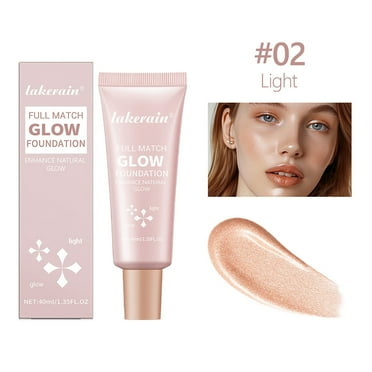 Mcolor Super Coverage Glow Foundation , Full-Coverage Foundation , Super Coverage Makeup, Flawless Foundation Full Coverage, Waterproof Light Long Lasting