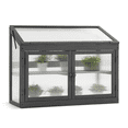 thumbnail image 1 of Mcombo 2-Tier Wooden Cold Frame Garden Greenhouse Raised Flower Planter Shelf Bed Protection 0160, 1 of 8