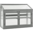 thumbnail image 1 of Mcombo 2-Tier Wooden Cold Frame Garden Greenhouse Raised Flower Planter Shelf Bed Protection 0160, 1 of 7