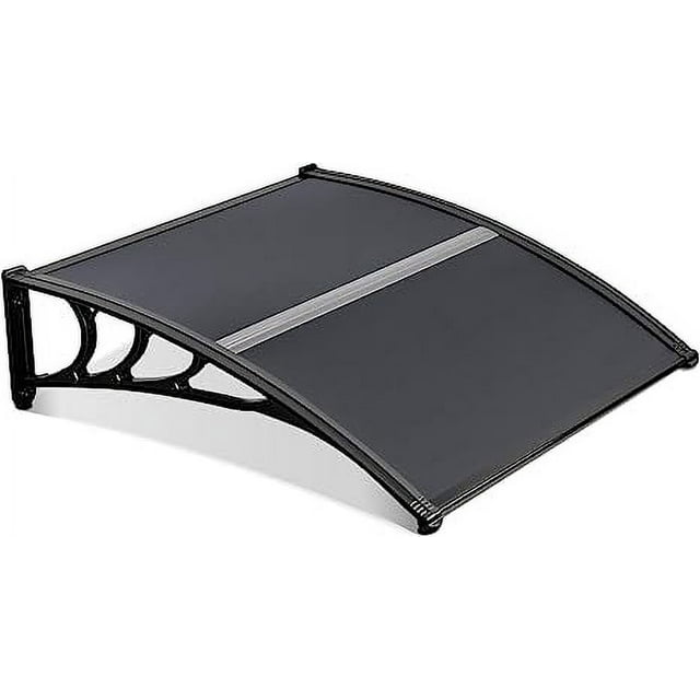 40"×40" Window Awning Outdoor Polycarbonate Front Door Patio