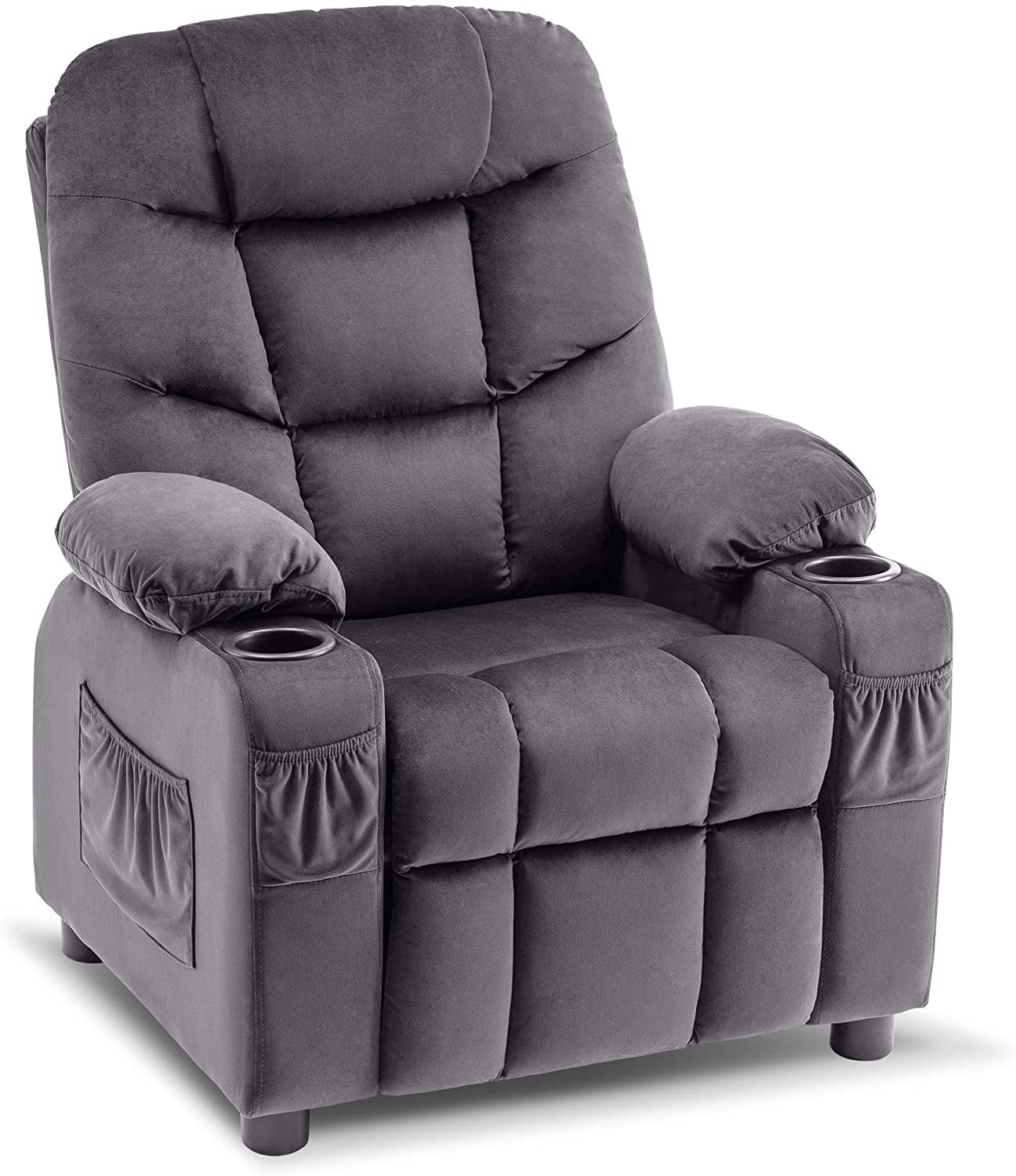 Mcombo Big Kids Recliner Chair with Cup Holders for Boys and Girls