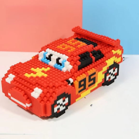 Mcqueen Magic Blocks Set 3D DIY Mini Building Blocks Game Gift for Christmas gift