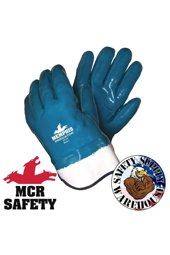 Mcr 9770 Predator Fully Coated Premium Gloves Foam Lined Jersey Lining