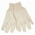 thumbnail image 1 of Mcr Safety Knit Gloves, Canvas, None Uncoated, Off-White, L, 12 PK 8100A, 1 of 1