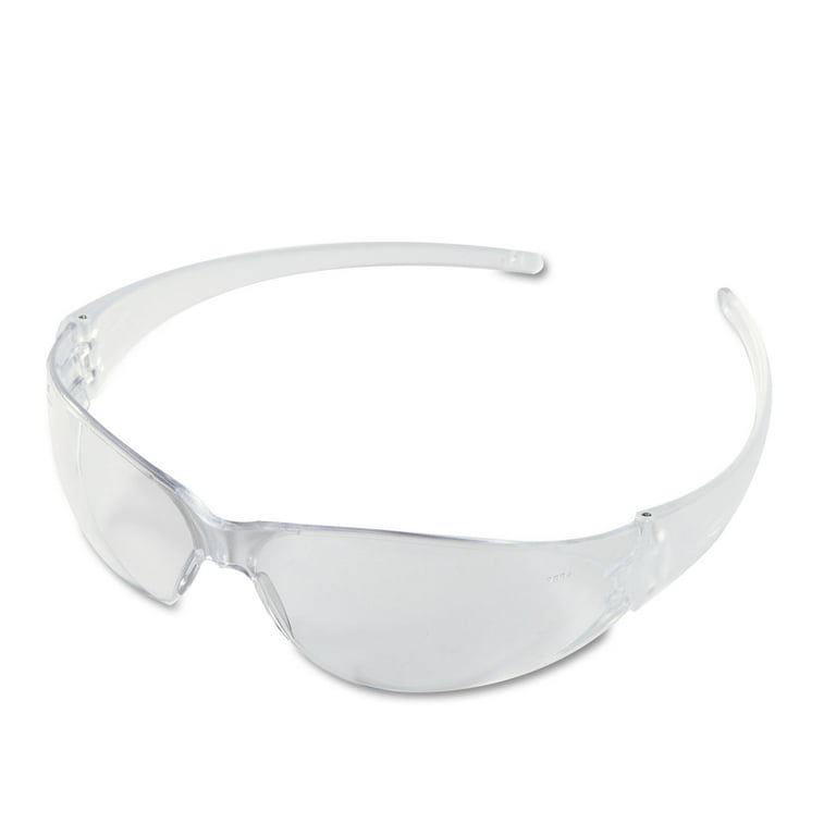 Checkmate Wraparound Safety Glasses, CLR Polycarbonate Frame, Coated Clear Lens Checkmate Wraparound Safety Glasses, CLR Polycarbonate Frame, Coated Clear Lens