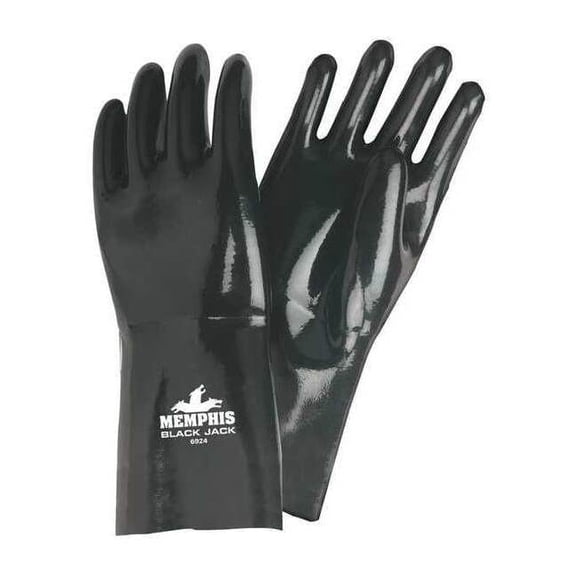 Mcr Safety Chemical Gloves,L,14"L,Smooth,PR 6924