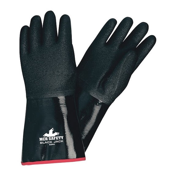 Mcr Safety Chemical Gloves,L,14 in. L,Gauntlet,PR 6944