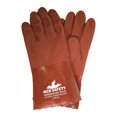 thumbnail image 1 of Mcr Safety Chemical Gloves,L,Red,Sandy,PVC,PK12  6452S, 1 of 1