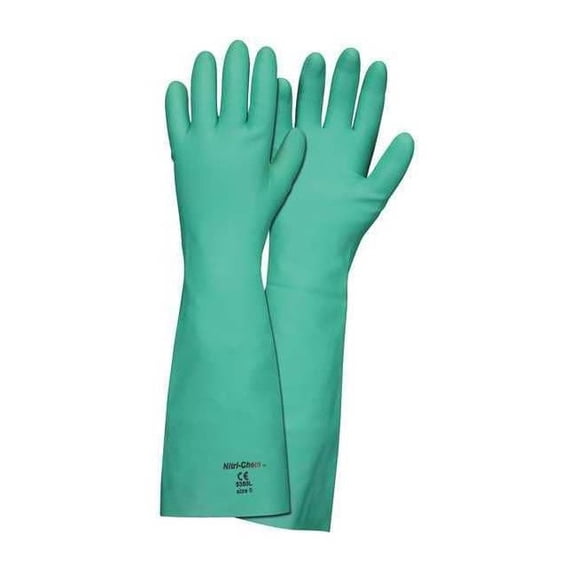 Mcr Safety Chemical Gloves,XL,18"L,Textured,PR 5350XL