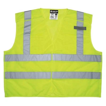 Mcr Safety Cl2ml2l High Visibility Vest,L Size,Unisex